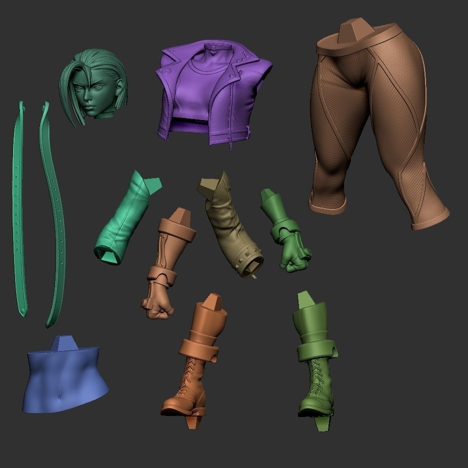 Cammy White Street Figher 6 3D Printable Statue 3D print model_7