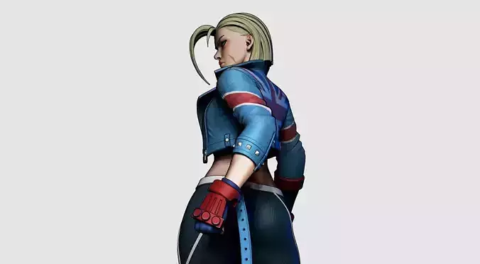 Cammy White Street Figher 6 3D Printable Statue 3D print model