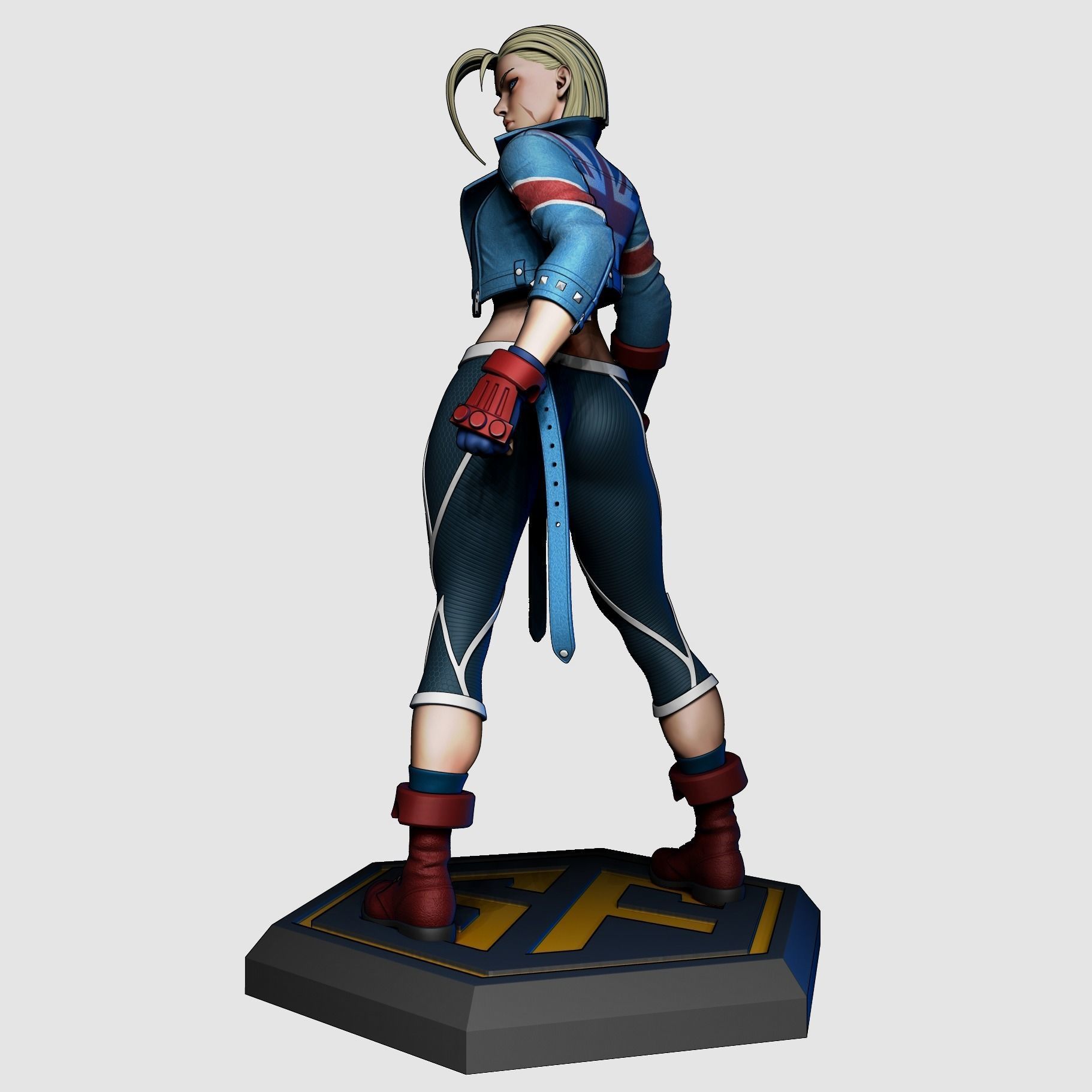 Cammy White Street Figher 6 3D Printable Statue 3D print model_1