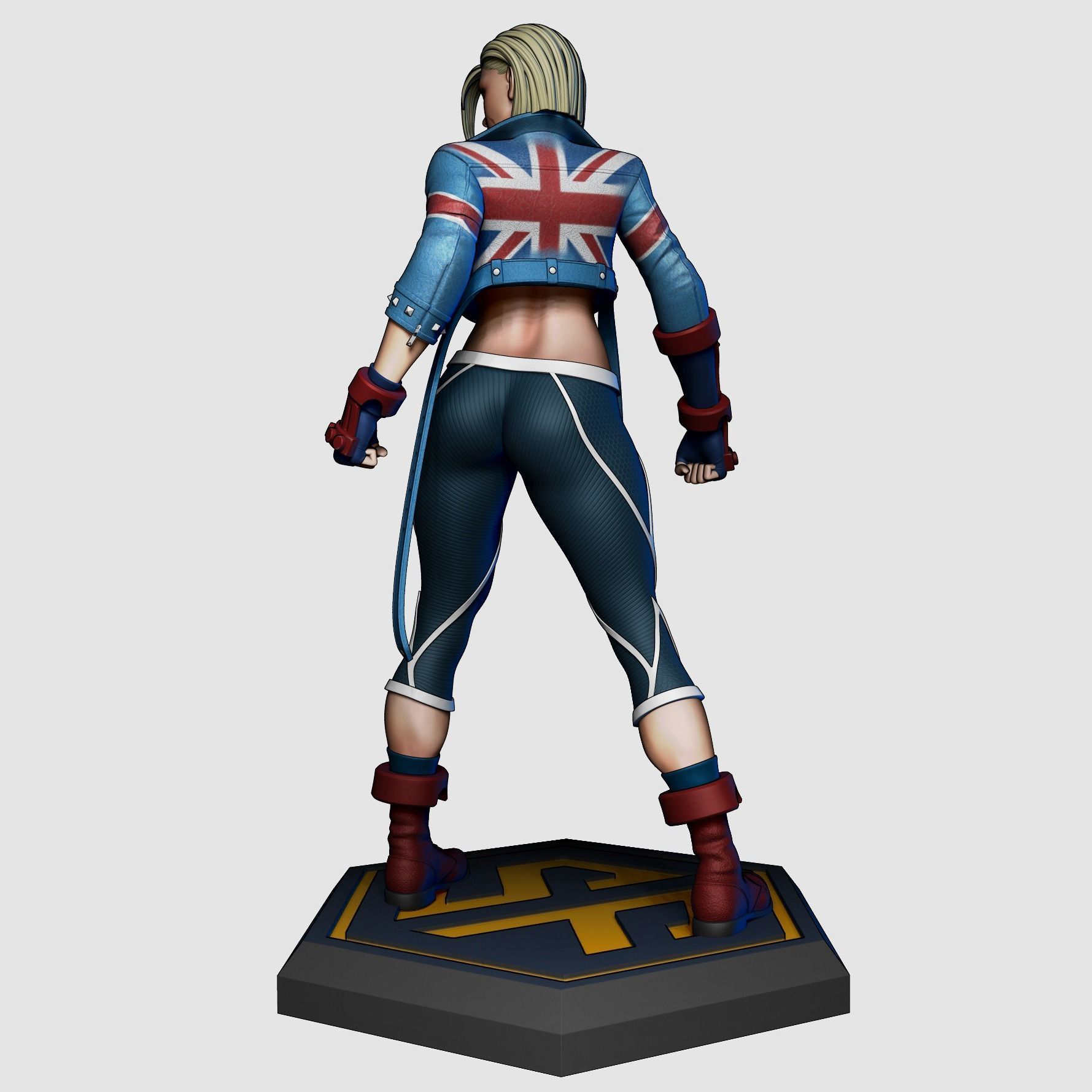 Cammy White Street Figher 6 3D Printable Statue 3D print model_4
