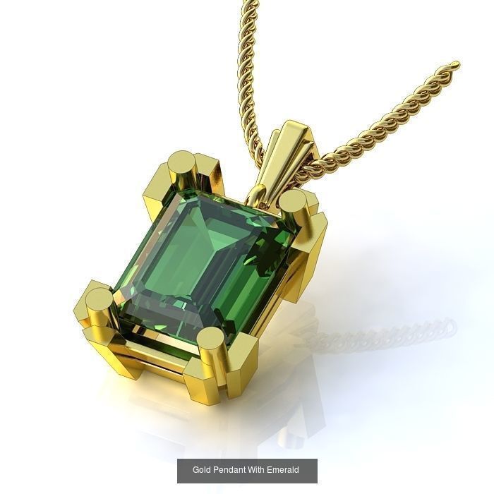 3DM 107 GEMSTONE STUD PENDANT FILES 3D Model Collection_110