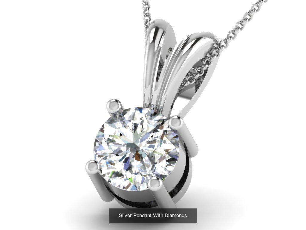 3DM 107 GEMSTONE STUD PENDANT FILES 3D Model Collection_75