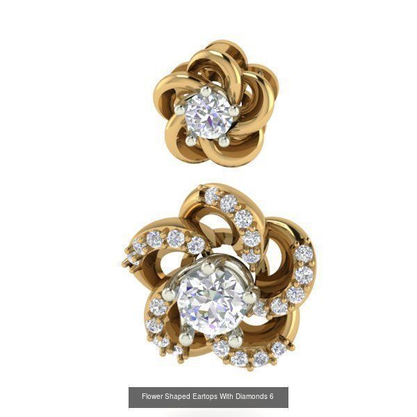 3DM 107 GEMSTONE STUD PENDANT FILES 3D Model Collection_34