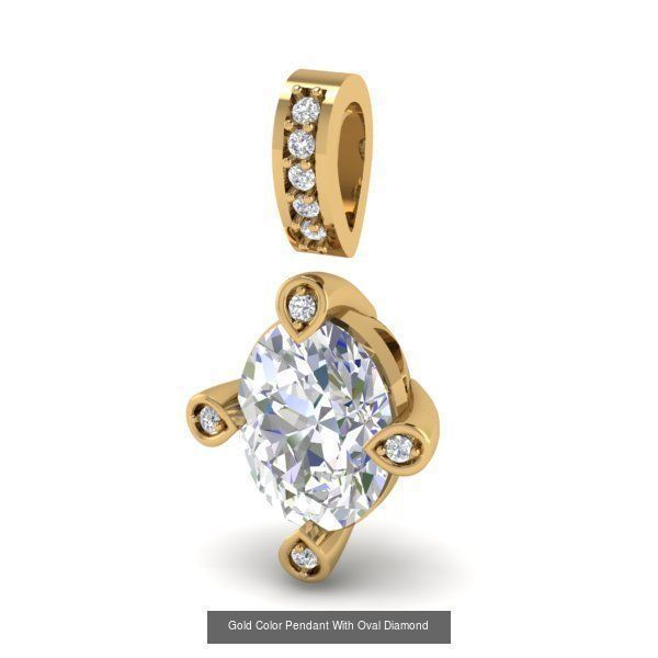 3DM 107 GEMSTONE STUD PENDANT FILES 3D Model Collection_32