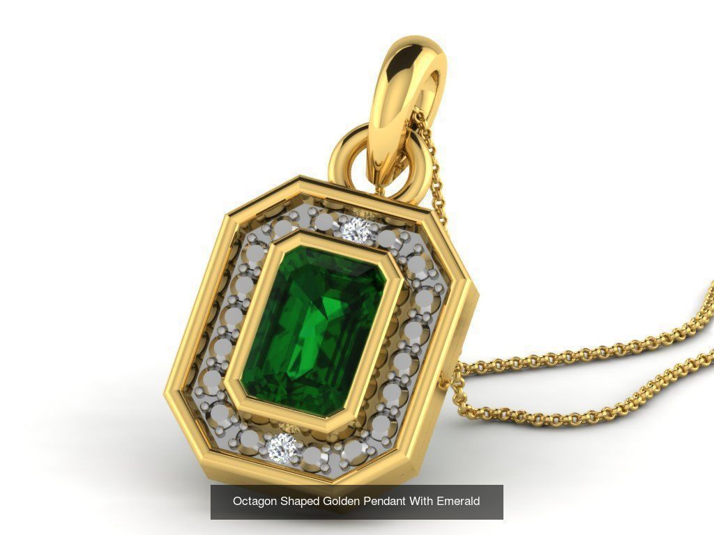 3DM 107 GEMSTONE STUD PENDANT FILES 3D Model Collection_82