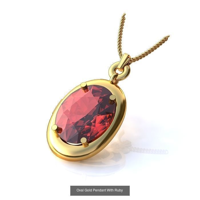 3DM 107 GEMSTONE STUD PENDANT FILES 3D Model Collection_105