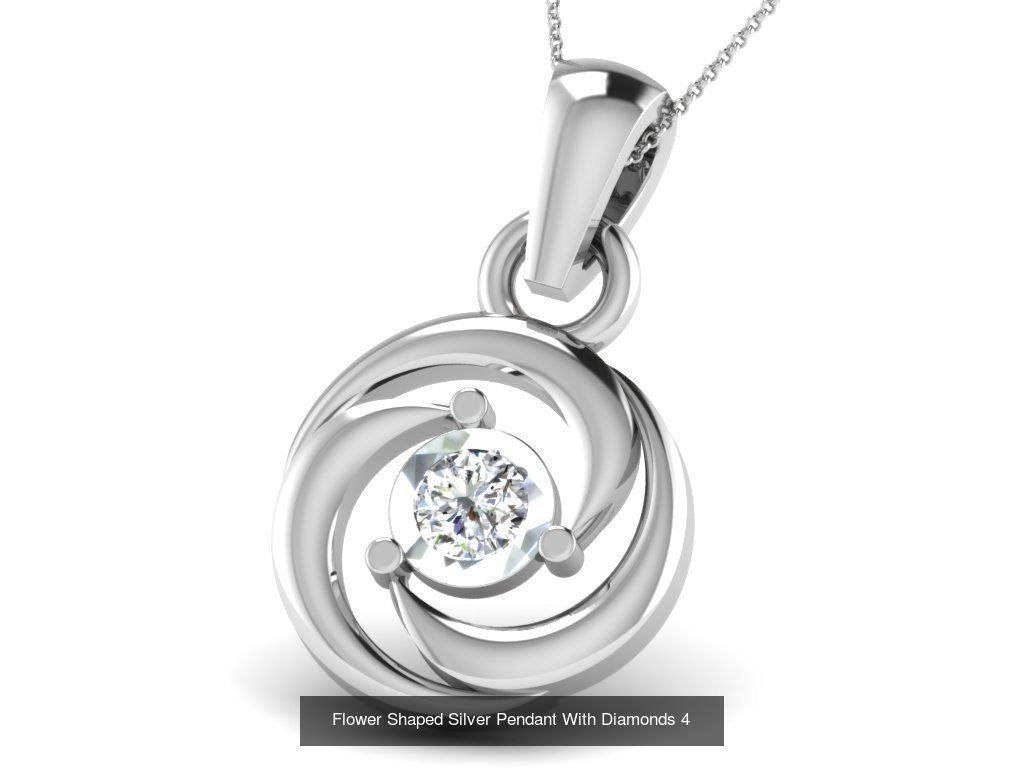 3DM 107 GEMSTONE STUD PENDANT FILES 3D Model Collection_80