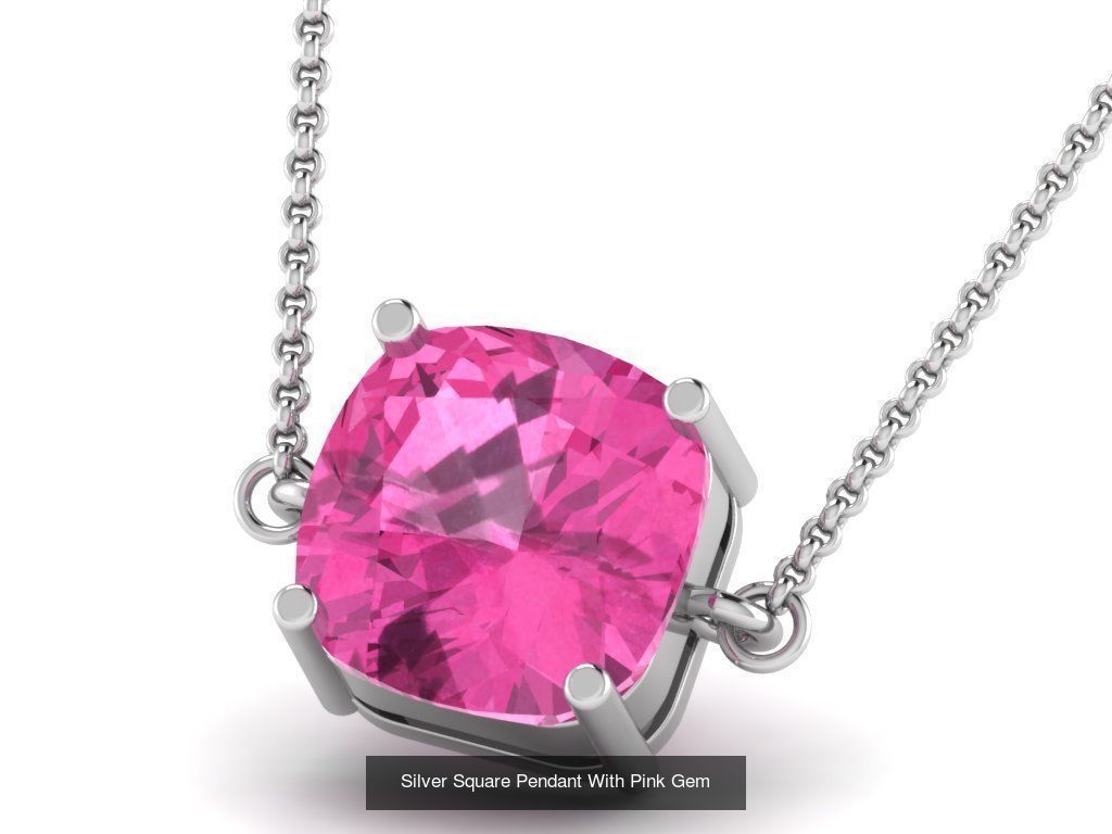 3DM 107 GEMSTONE STUD PENDANT FILES 3D Model Collection_99