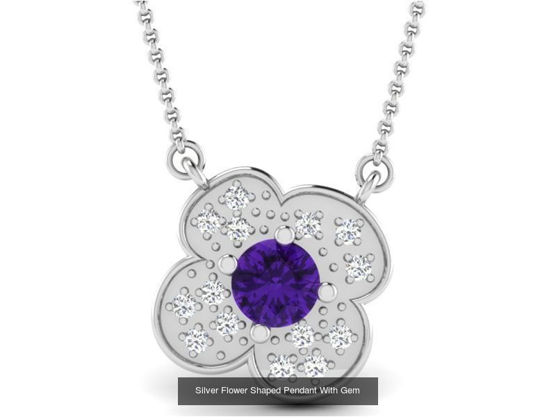 3DM 107 GEMSTONE STUD PENDANT FILES 3D Model Collection_93