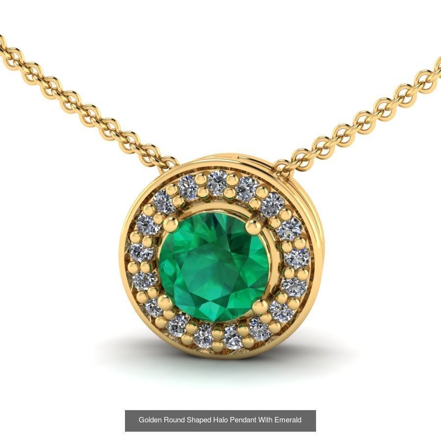 3DM 107 GEMSTONE STUD PENDANT FILES 3D Model Collection_23