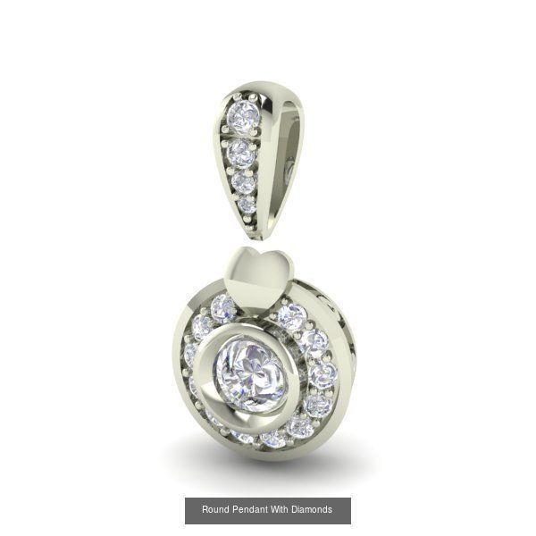 3DM 107 GEMSTONE STUD PENDANT FILES 3D Model Collection_30