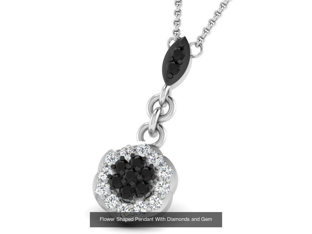 3DM 107 GEMSTONE STUD PENDANT FILES 3D Model Collection_90