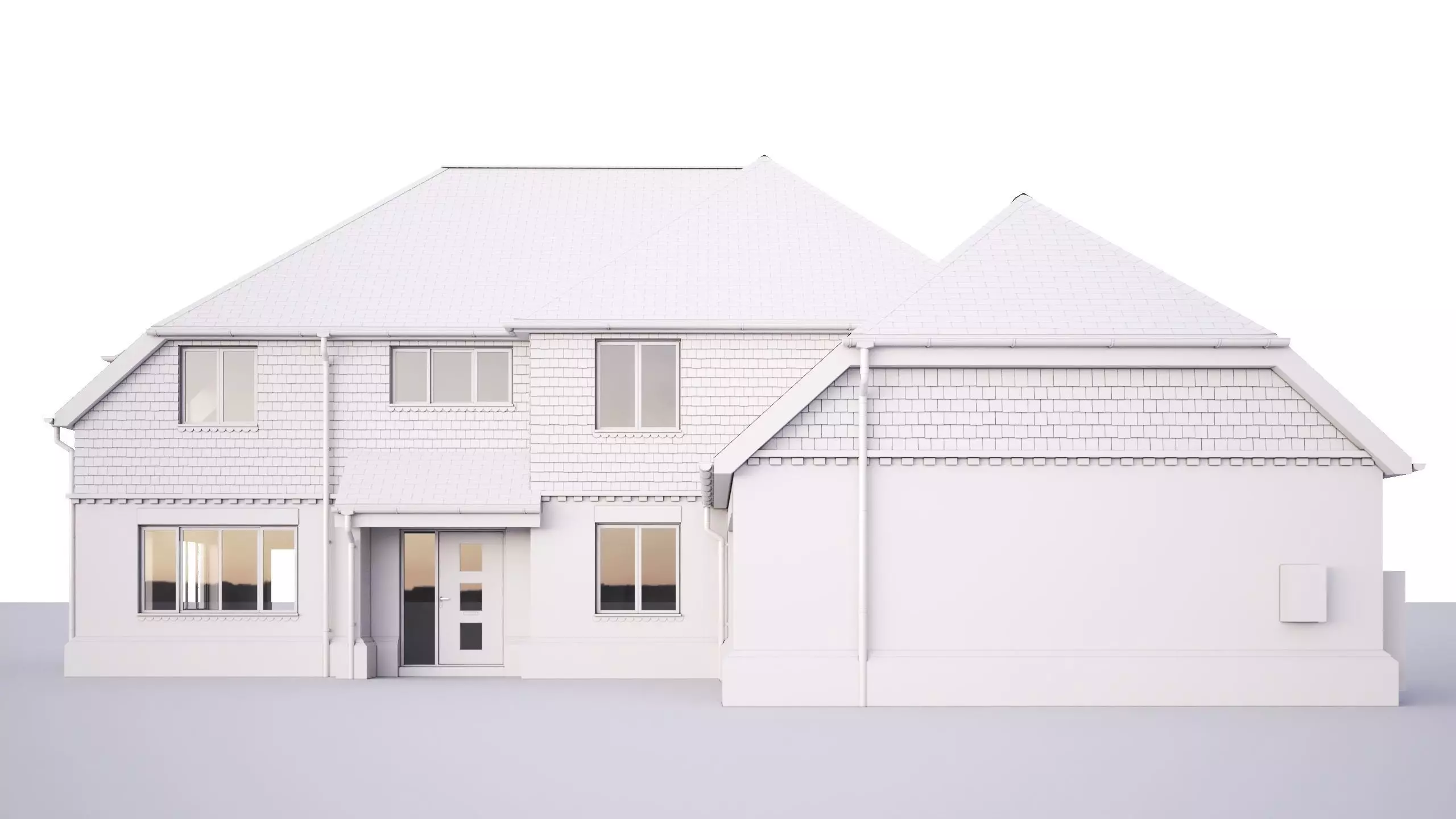 British House Heatherlea P3 3D model_0