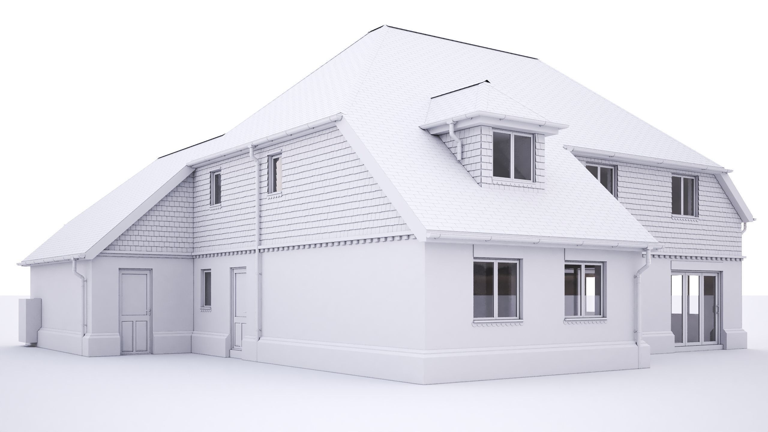 British House Heatherlea P3 3D model_3