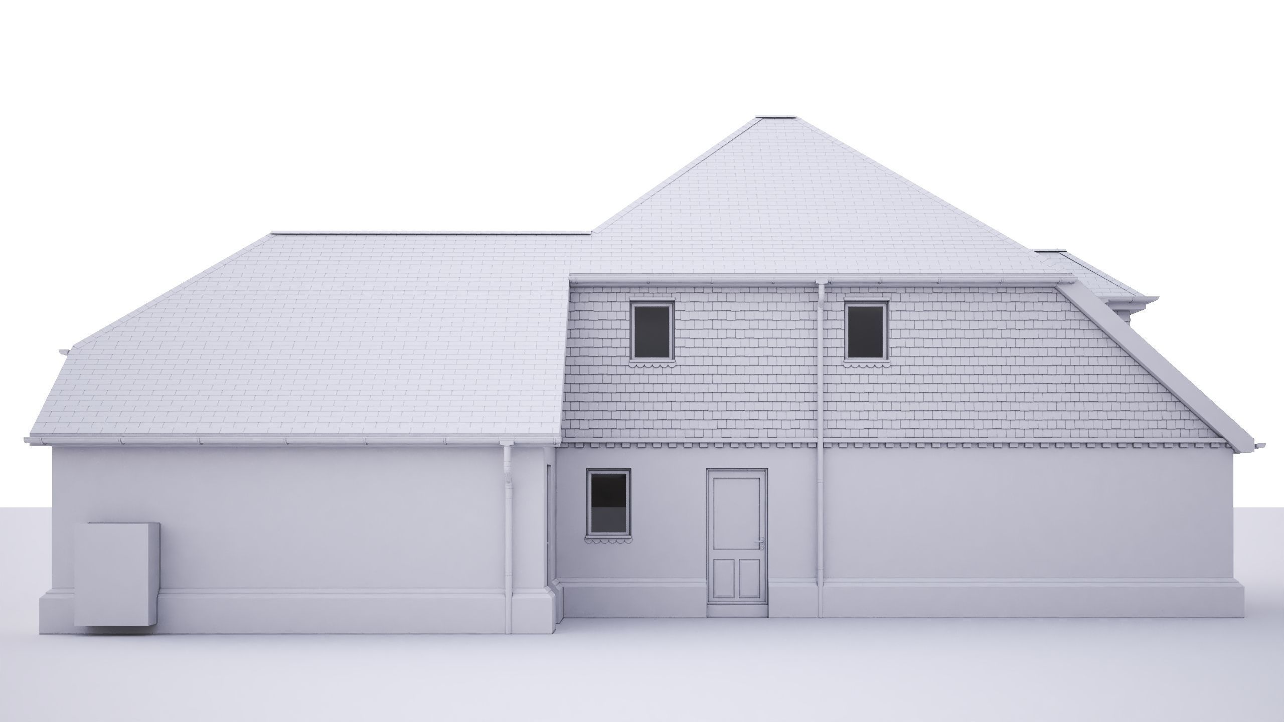 British House Heatherlea P3 3D model_4