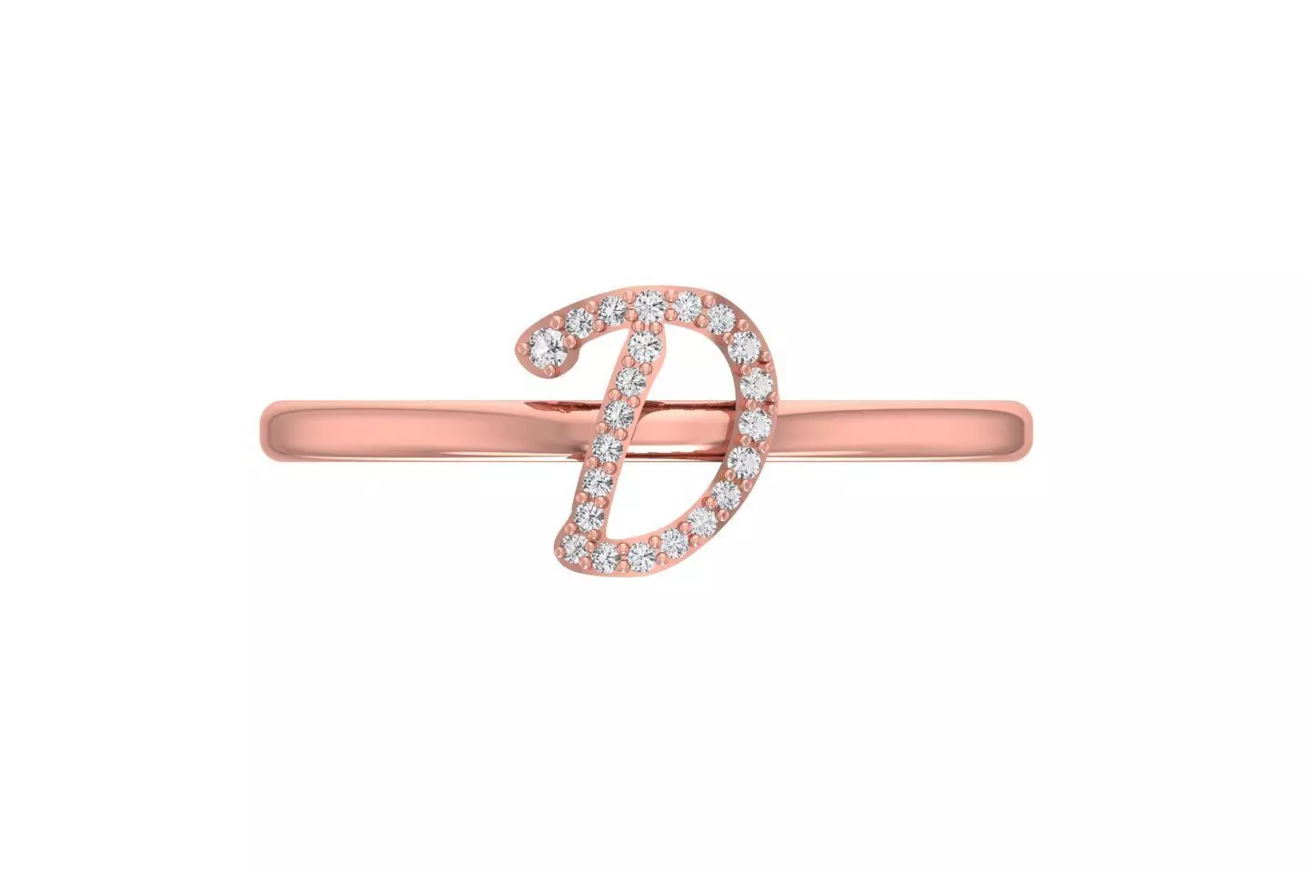 Initial D Alphabet Ring 3dm STL OBJ FBX Render Details 3D print model_0