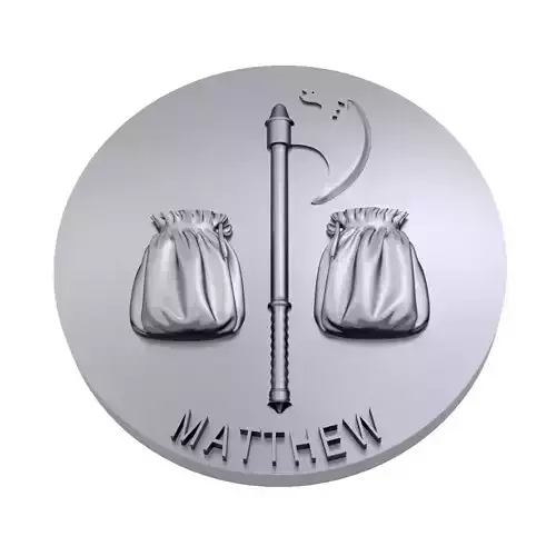 Symbols of the Apostles - MATTHEW 3D model