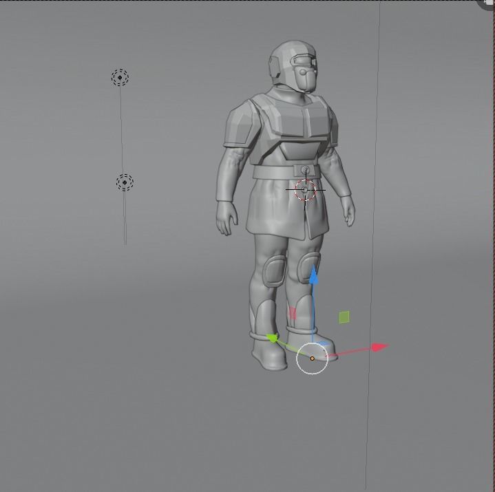 SOLDIER Low Poly equipment 3D model 3D model_2