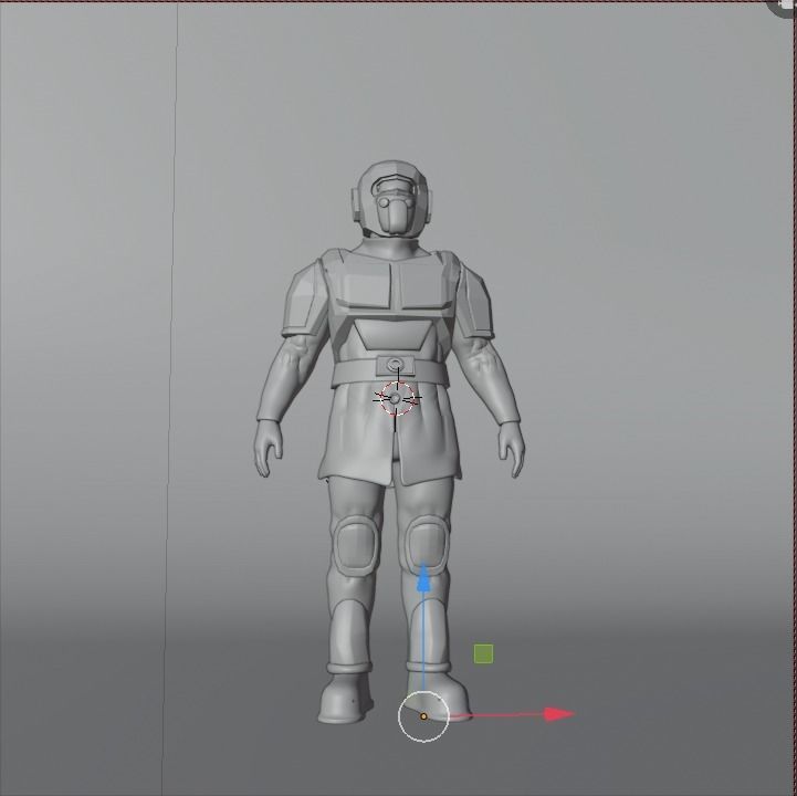 SOLDIER Low Poly equipment 3D model 3D model_1