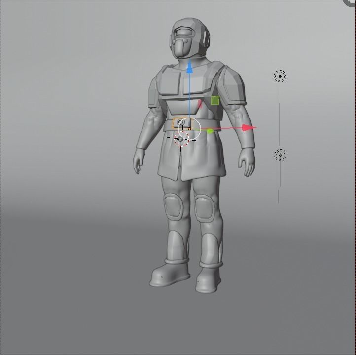 SOLDIER Low Poly equipment 3D model 3D model_3
