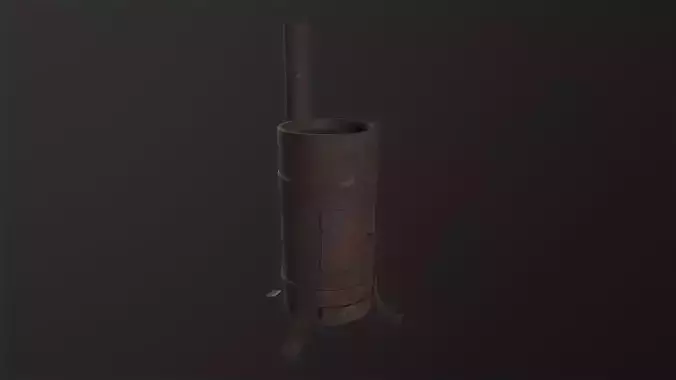 Potbelly Stove 3D Model