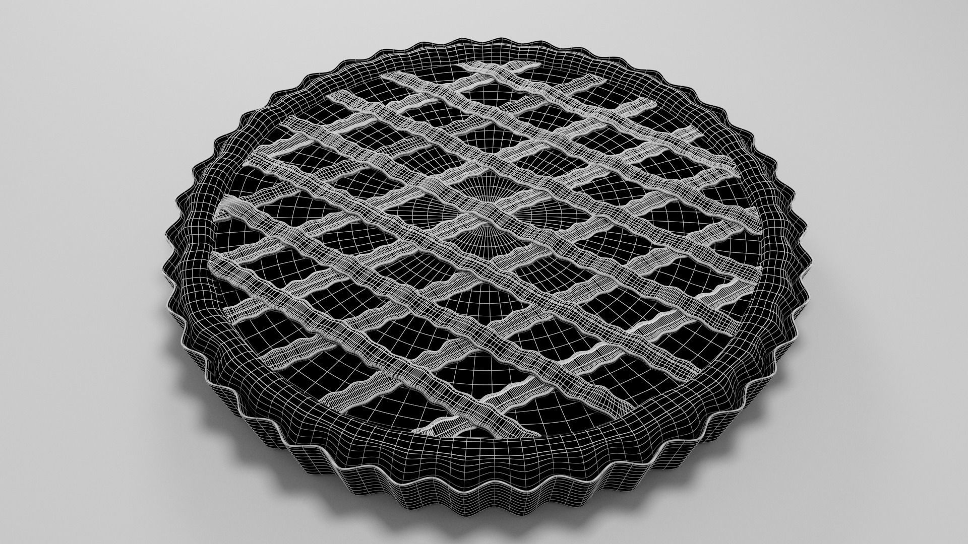 Apricot Jam Tart 3D model_5