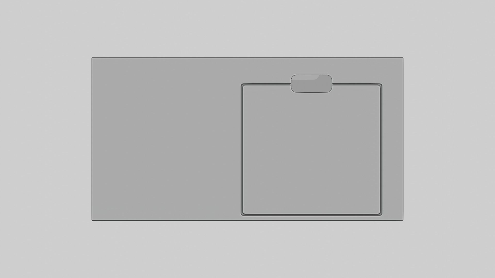 Kitchen Cart Low-poly 3D model_13