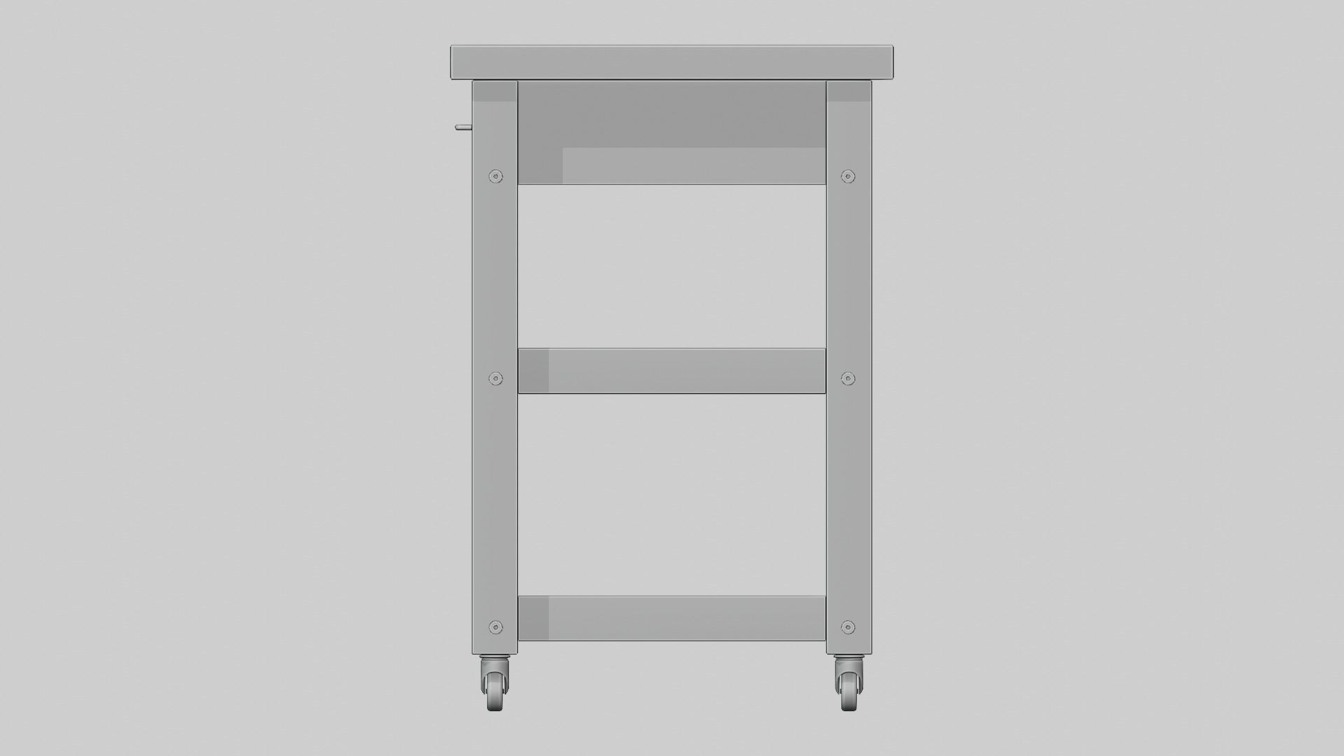 Kitchen Cart Low-poly 3D model_14