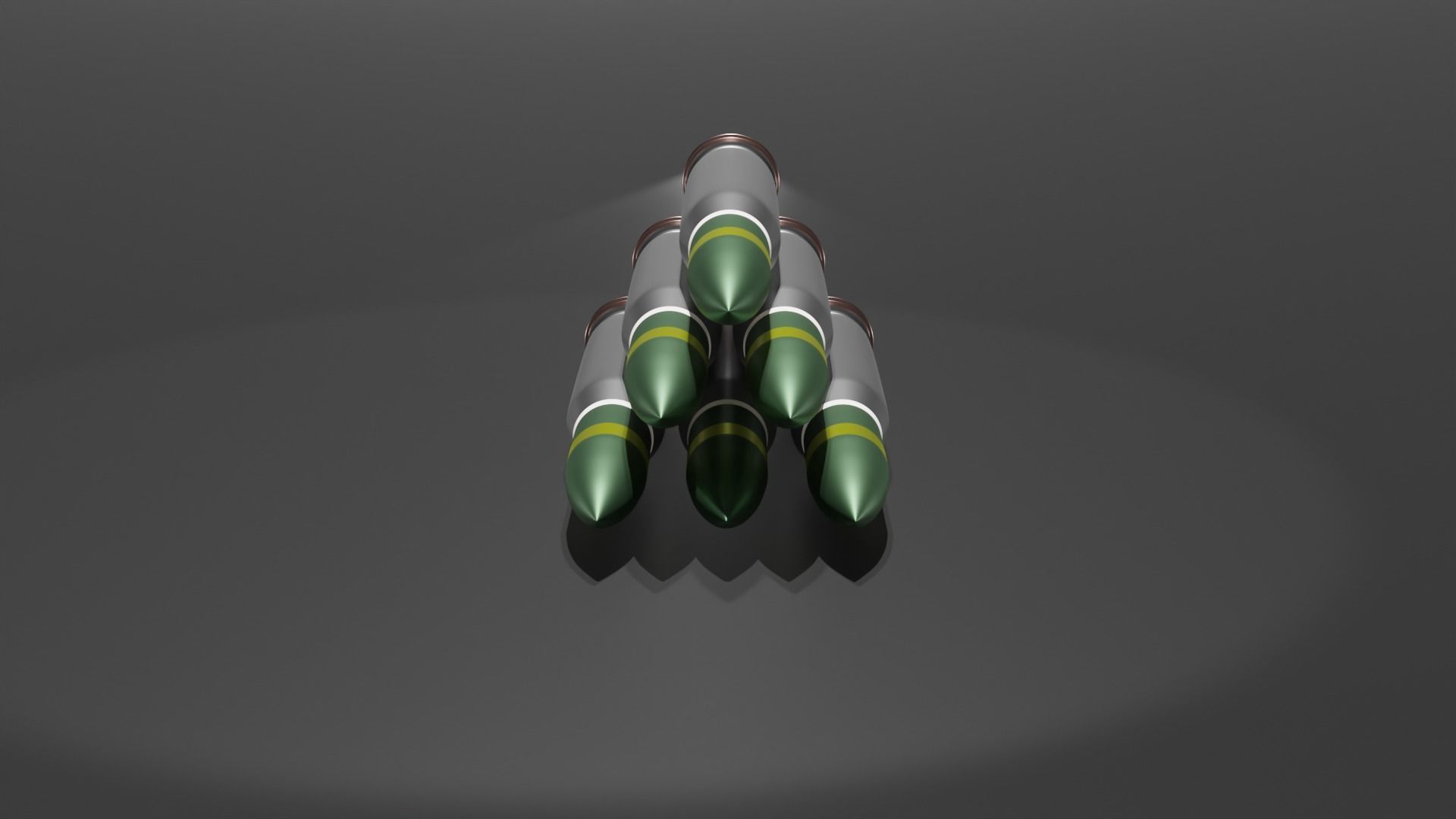 Shells for the tank M1147 Low-poly 3D model_1