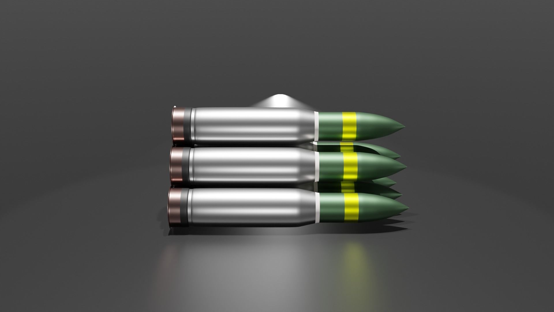 Shells for the tank M1147 Low-poly 3D model_4