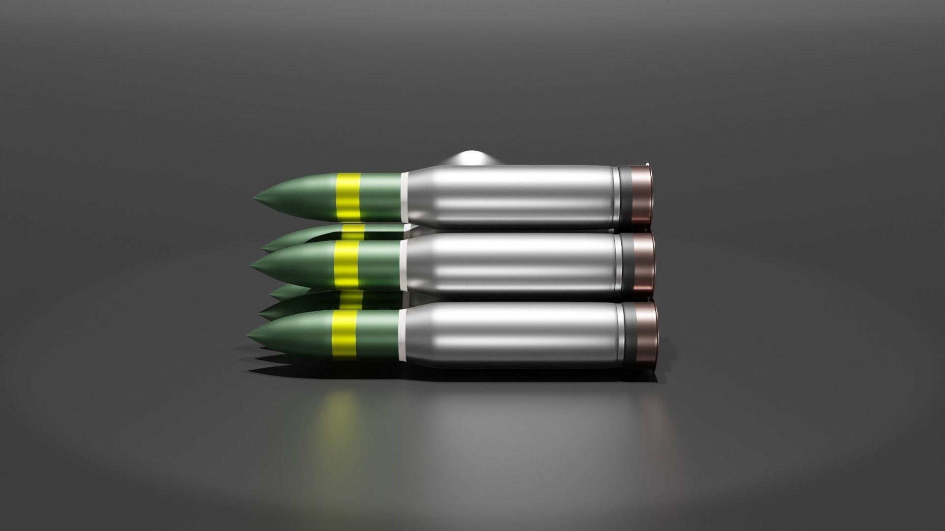 Shells for the tank M1147 Low-poly 3D model_3