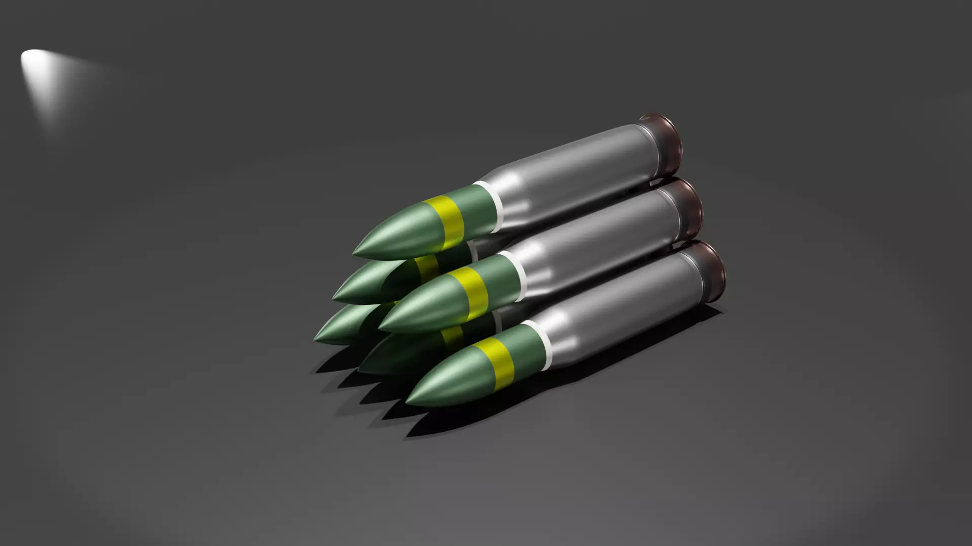 Shells for the tank M1147 Low-poly 3D model_0