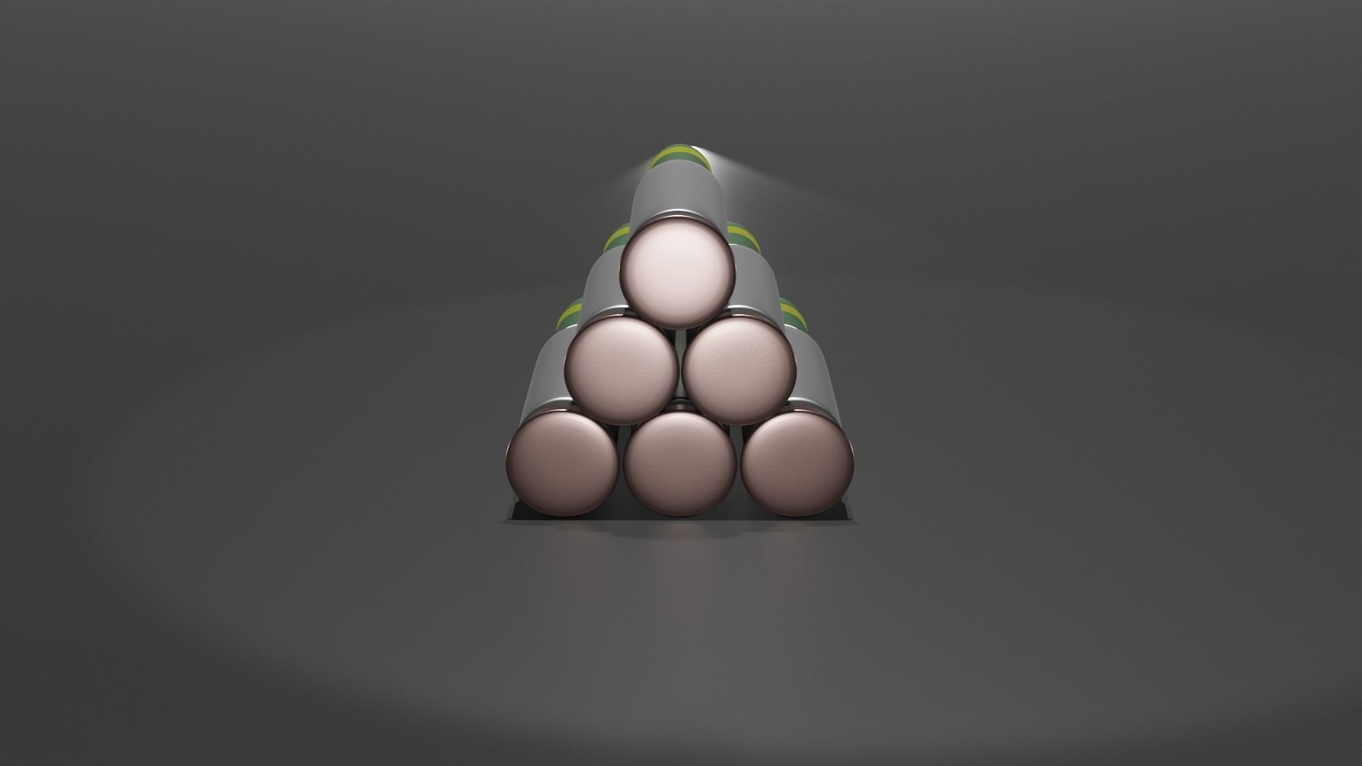 Shells for the tank M1147 Low-poly 3D model_5