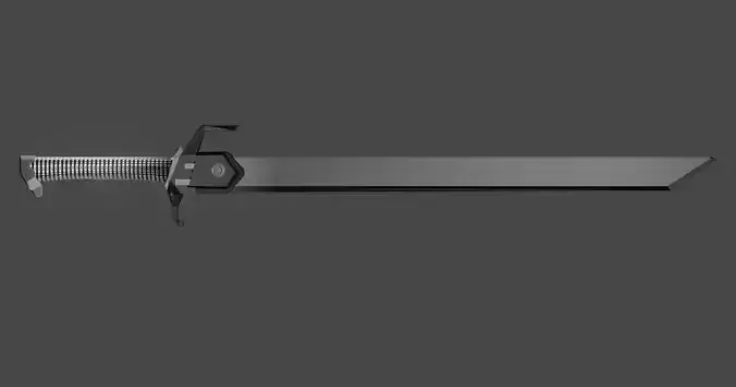 scifi sword 3D model