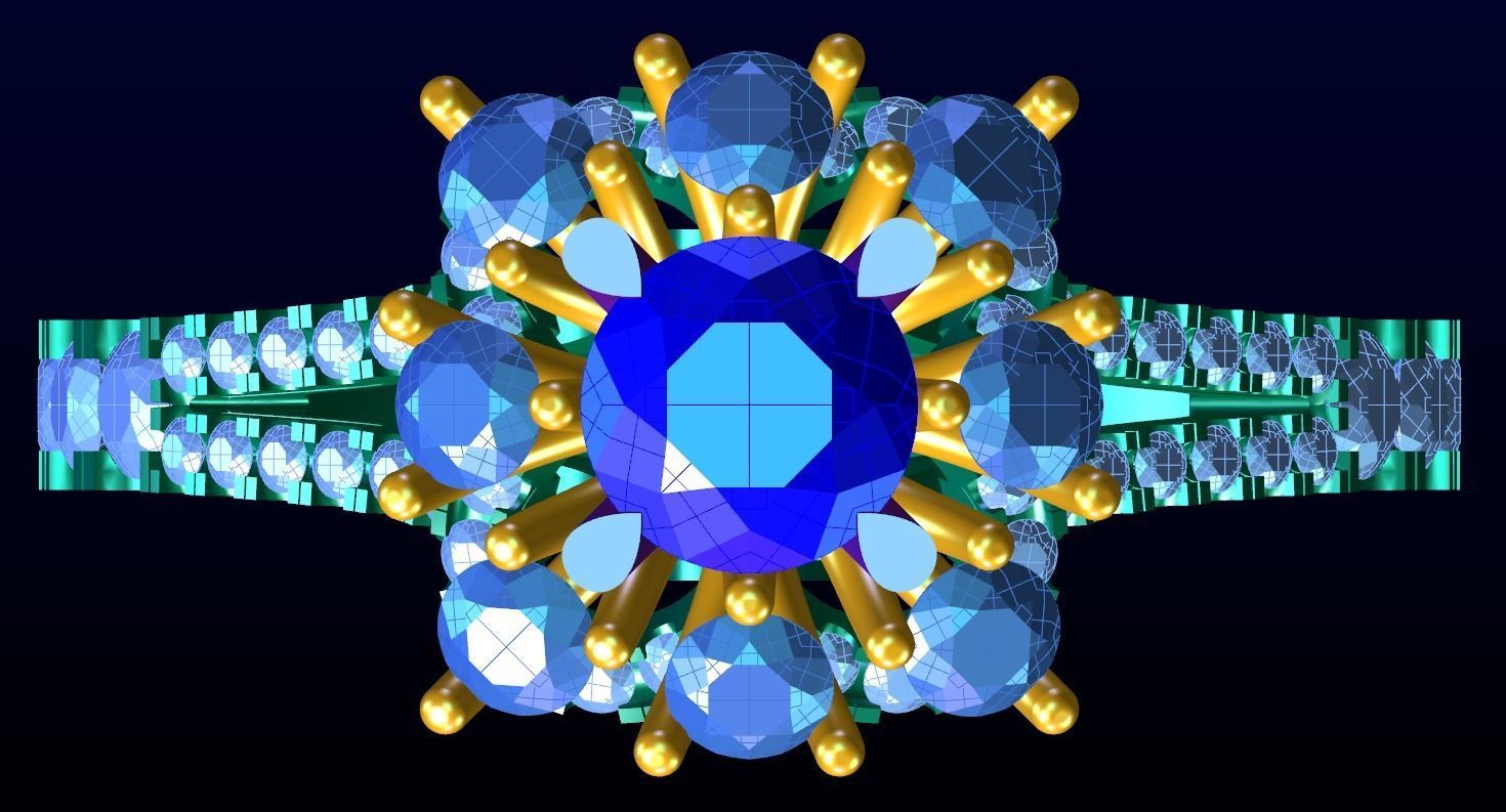 Engagement Ring 19 3D print model_5