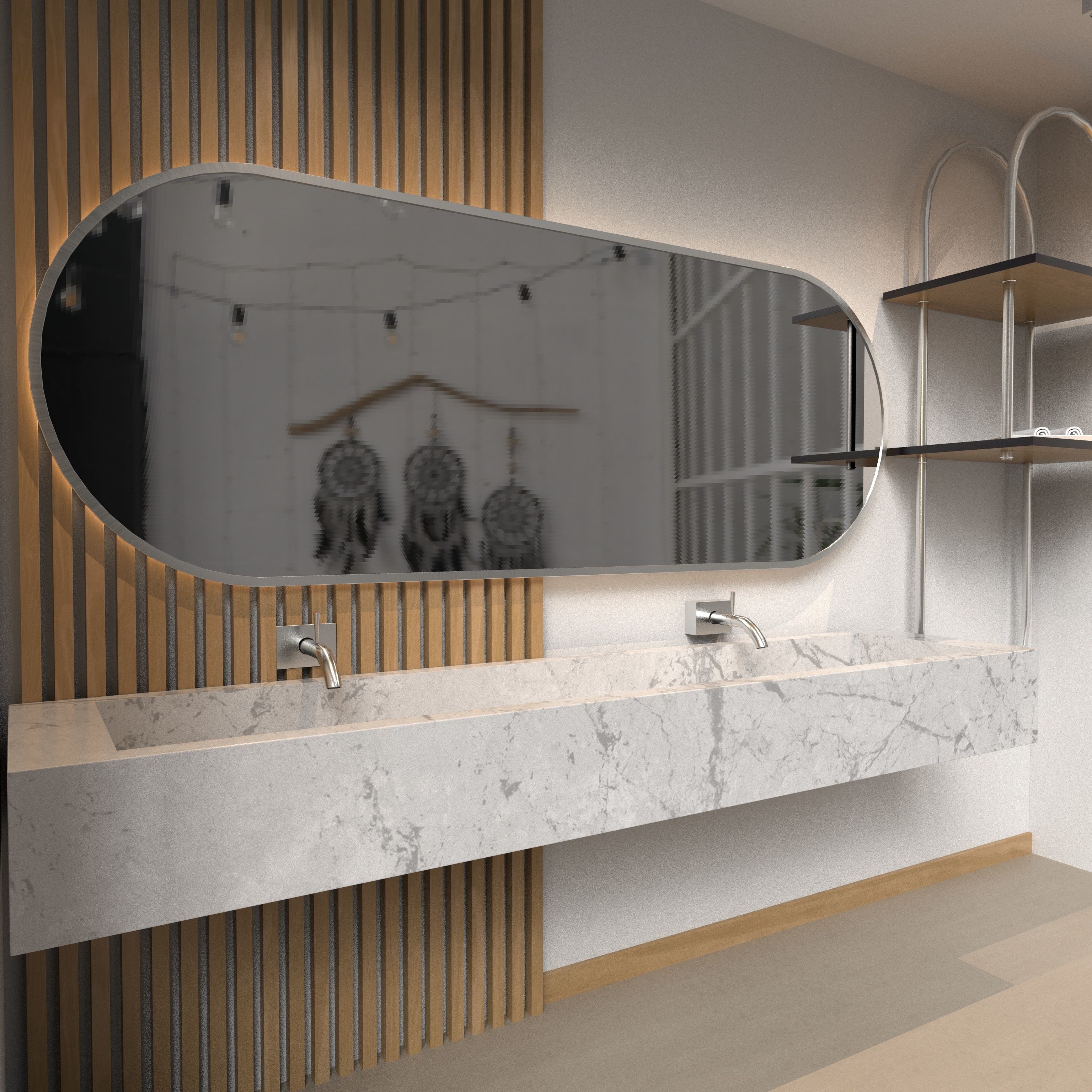 Washbasin Free 3D model_2