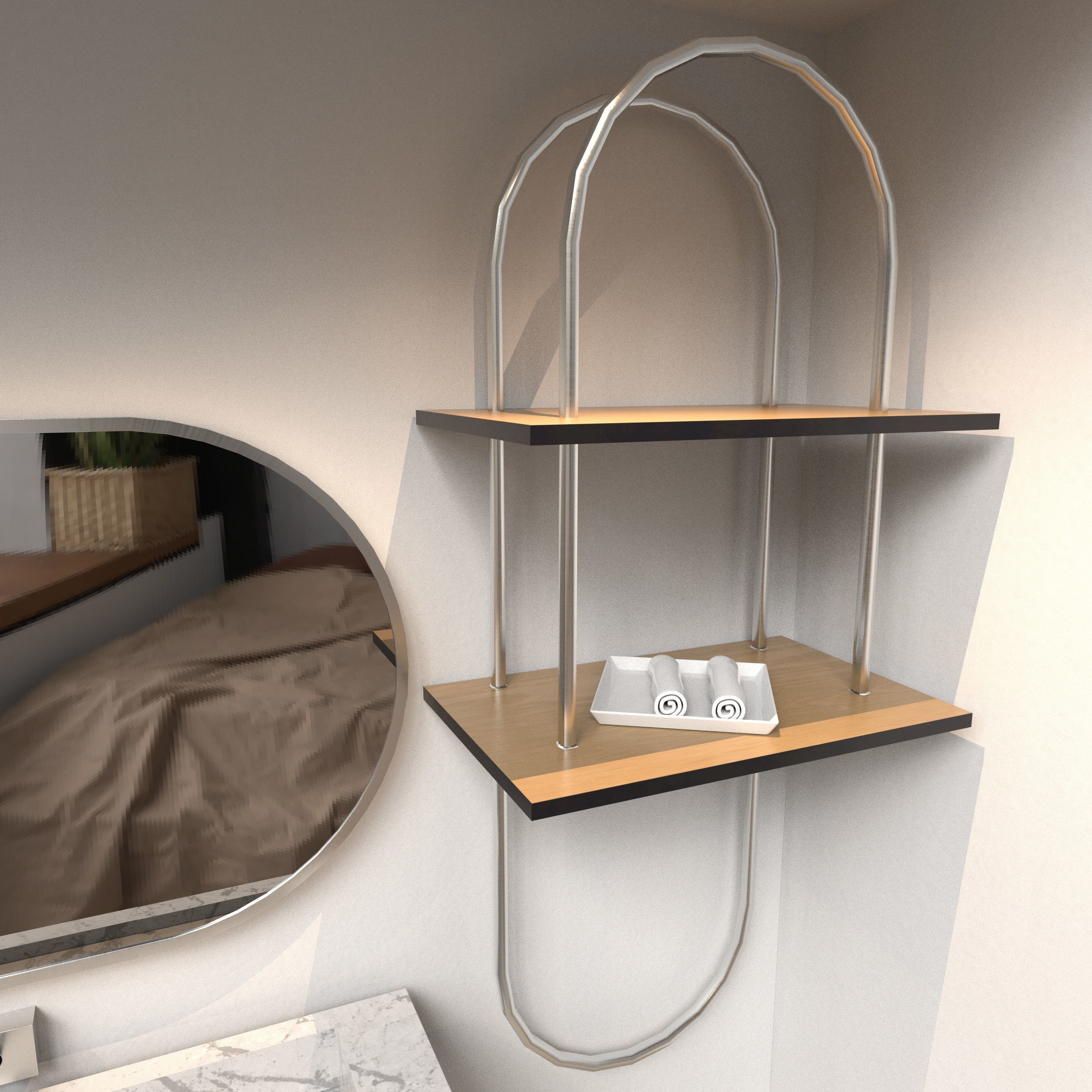 Washbasin Free 3D model_4