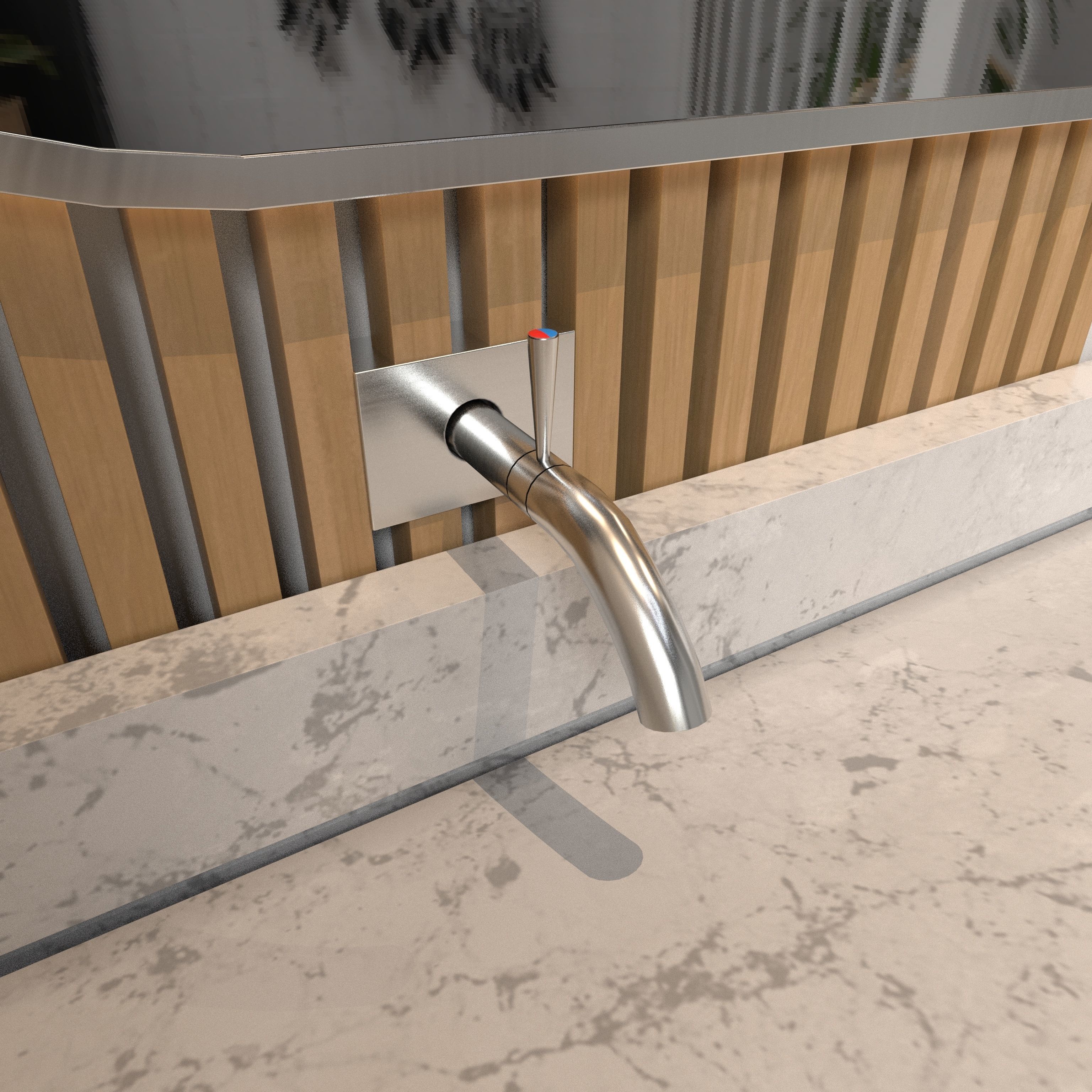 Washbasin Free 3D model_3