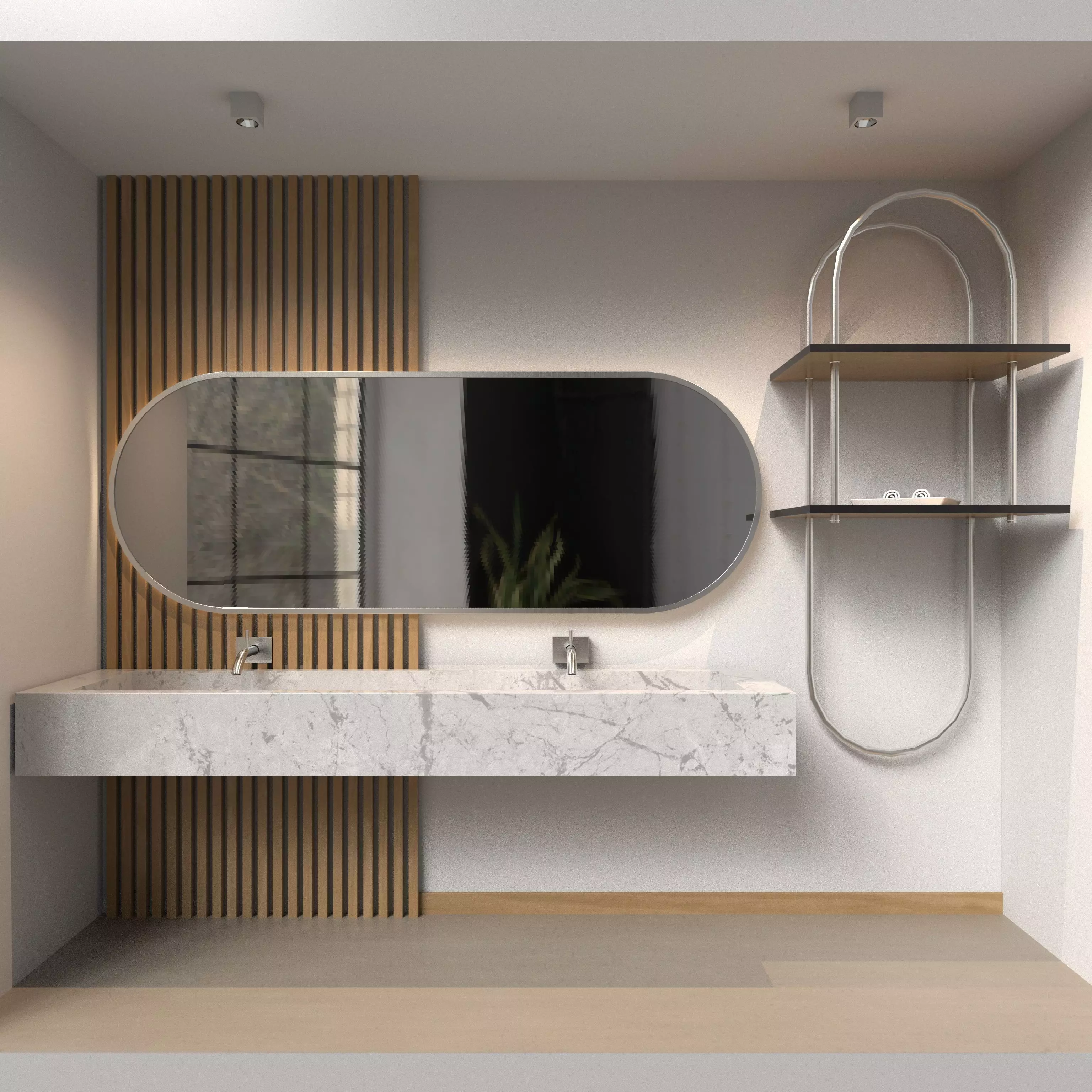 Washbasin Free 3D model_0