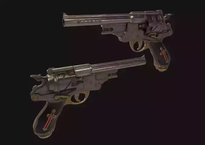 Van Helsing Pistol 3D model
