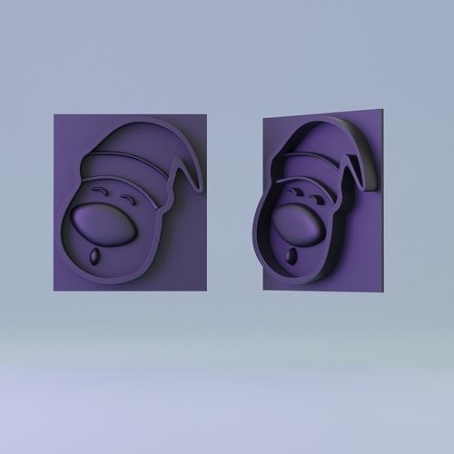 Free 3D Printable Cookie Cutter deer santa snowman Free 3D print model