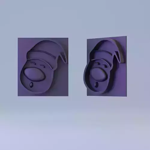 Free 3D Printable Cookie Cutter deer santa snowman Free 3D print model