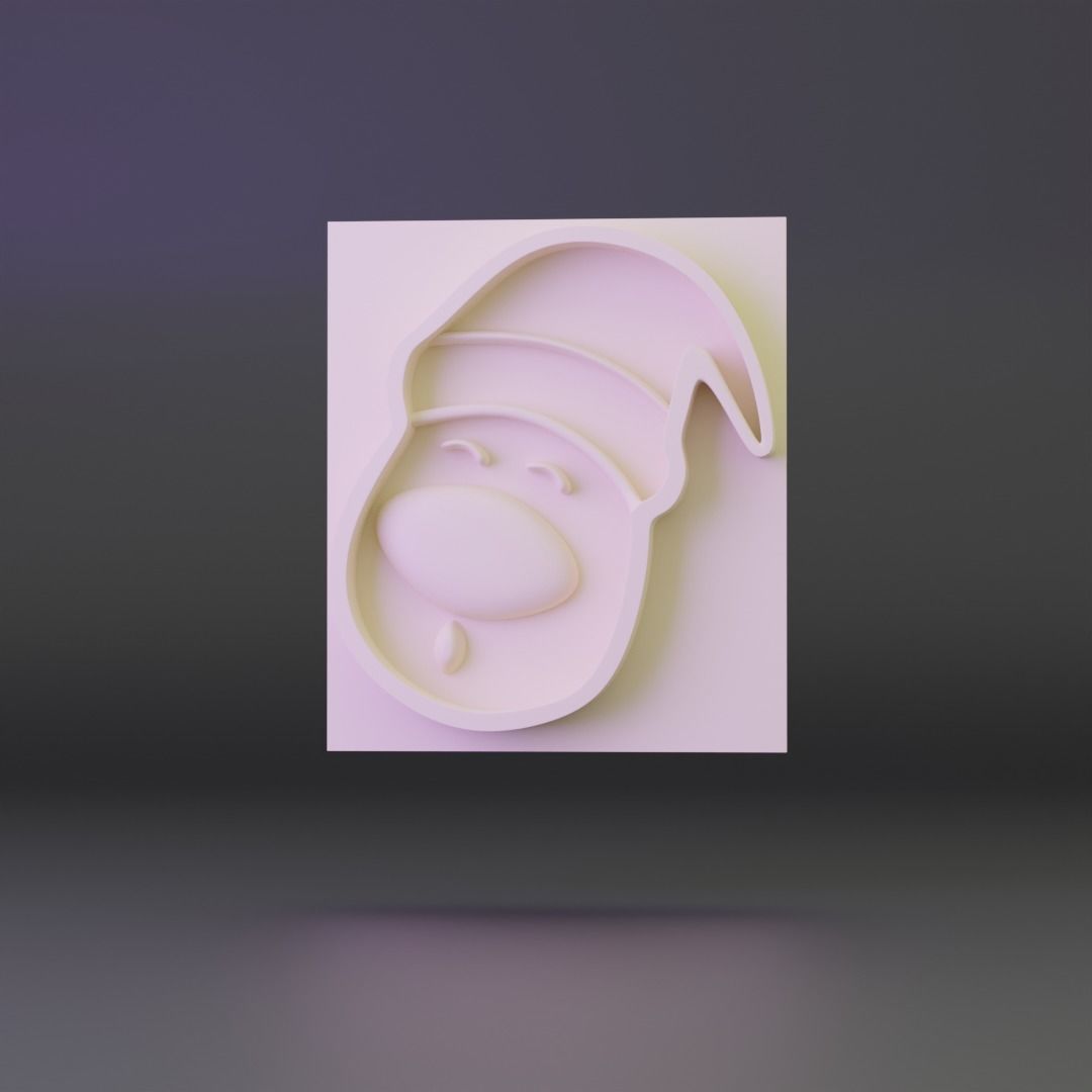 Free 3D Printable Cookie Cutter deer santa snowman Free 3D print model_1