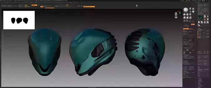 Helmet G3455 Free 3D model