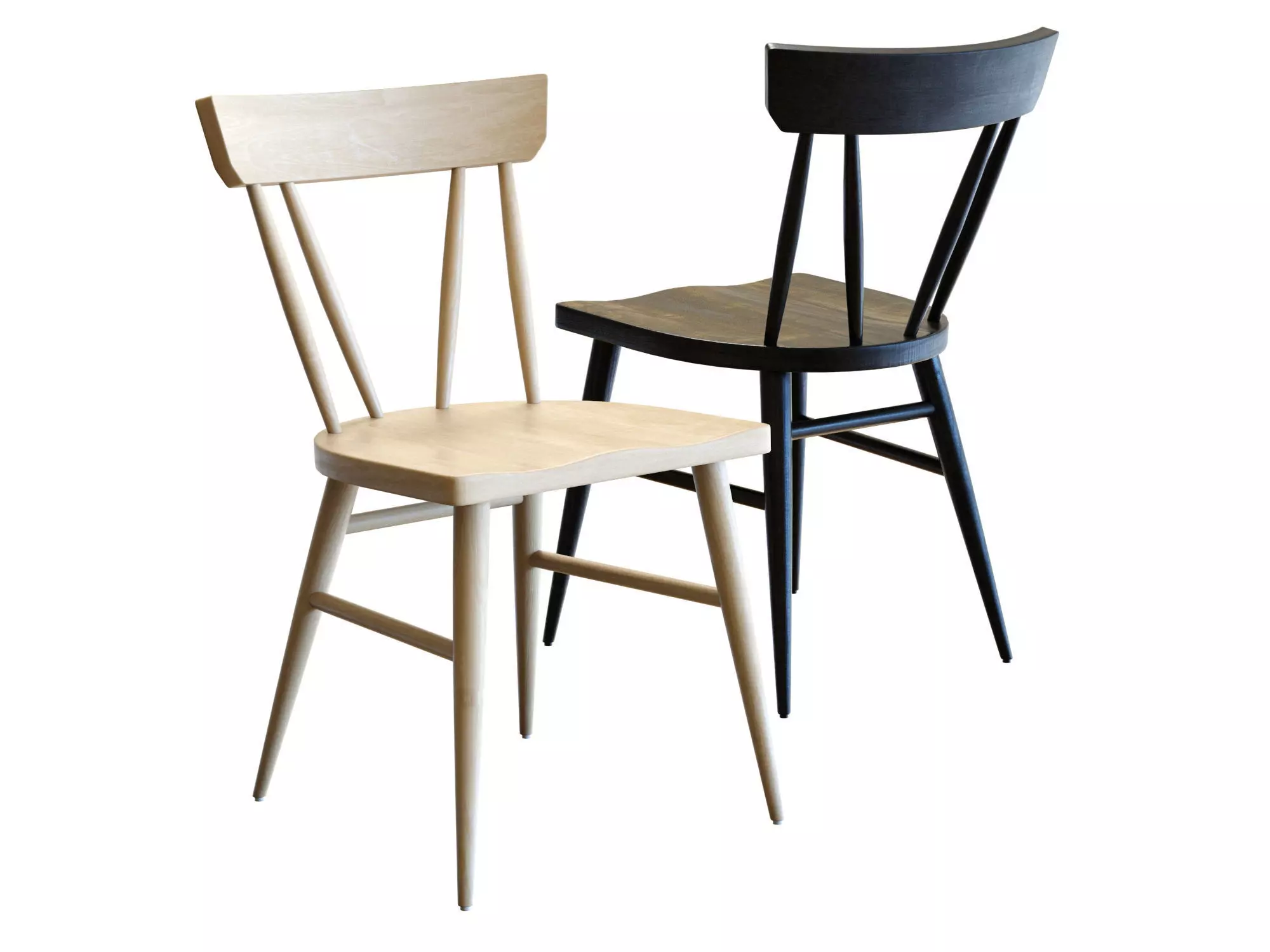 Crate and Barrel Juni Dining Chair 3D model_0