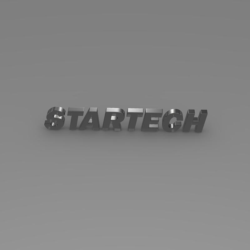 Startech Logo 3D model_3
