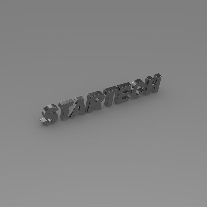 Startech Logo 3D model_4