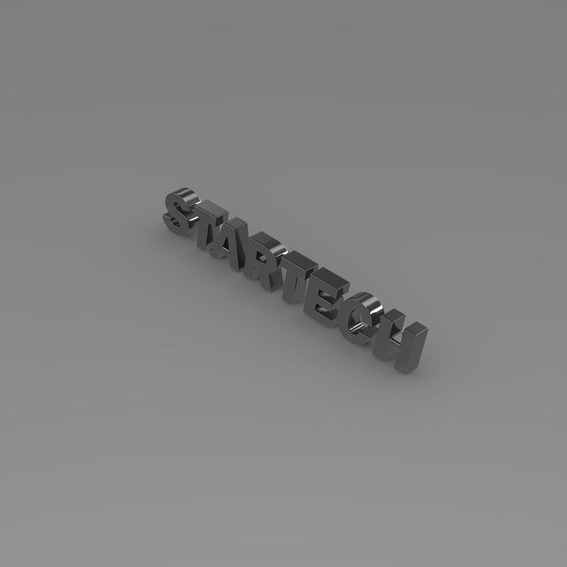 Startech Logo 3D model_5