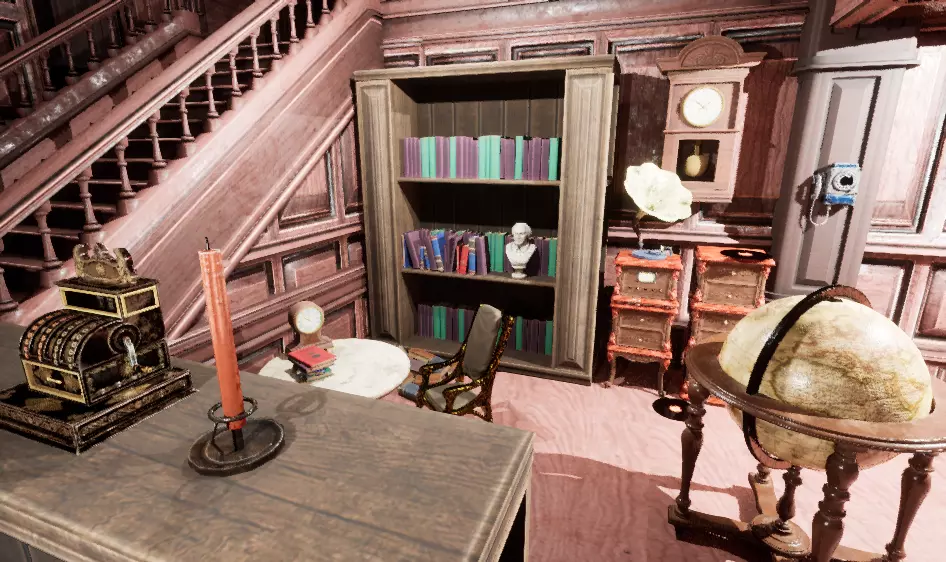 Wood Manor Kit  Low-poly 3D model_0