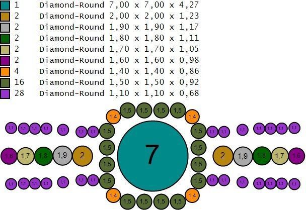 Woman Solitaire Ring 1086 3D print model_8
